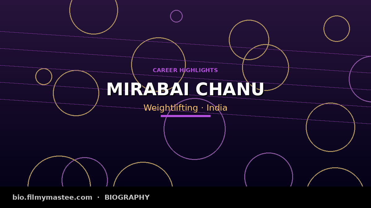 Mirabai Chanu biography career highlights