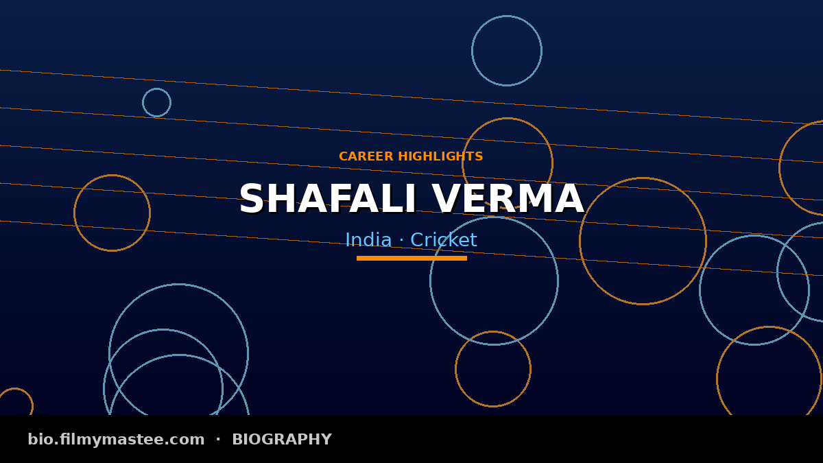 Shafali Verma biography career highlights